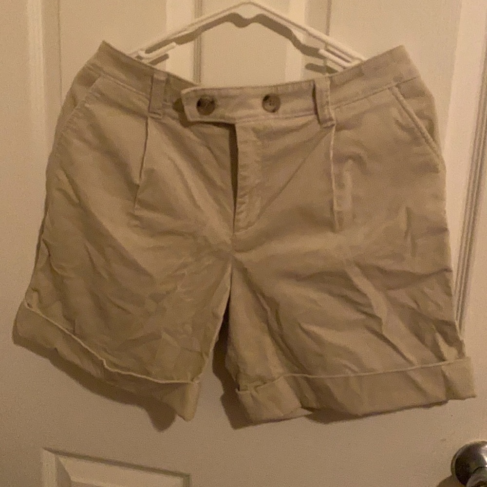 NWT Uni Qlo Corduroy Khaki Shorts